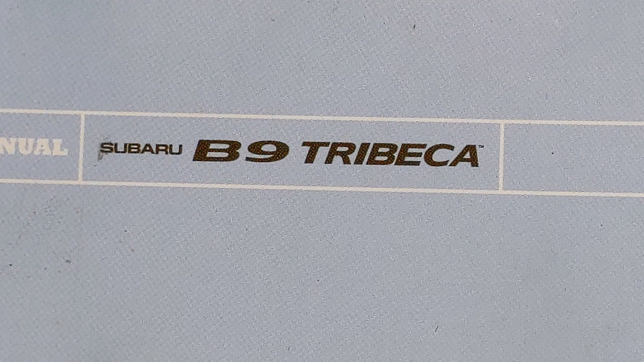 2007 Subaru Tribeca Owners Manual Book Guide P/N:MSA5M0702A OEM Used Auto Parts - Oemusedautoparts1.com