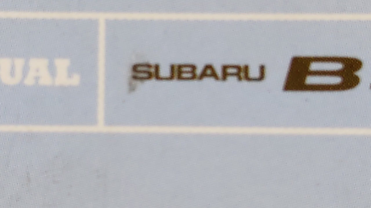 2007 Subaru Tribeca Owners Manual Book Guide P/N:MSA5M0702A OEM Used Auto Parts - Oemusedautoparts1.com