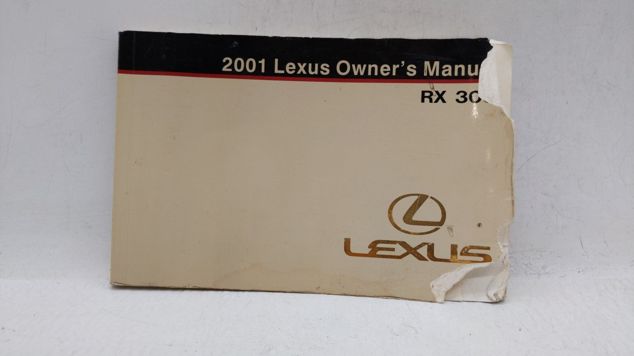 2001 Lexus Rx300 Owners Manual Book Guide OEM Used Auto Parts - Oemusedautoparts1.com