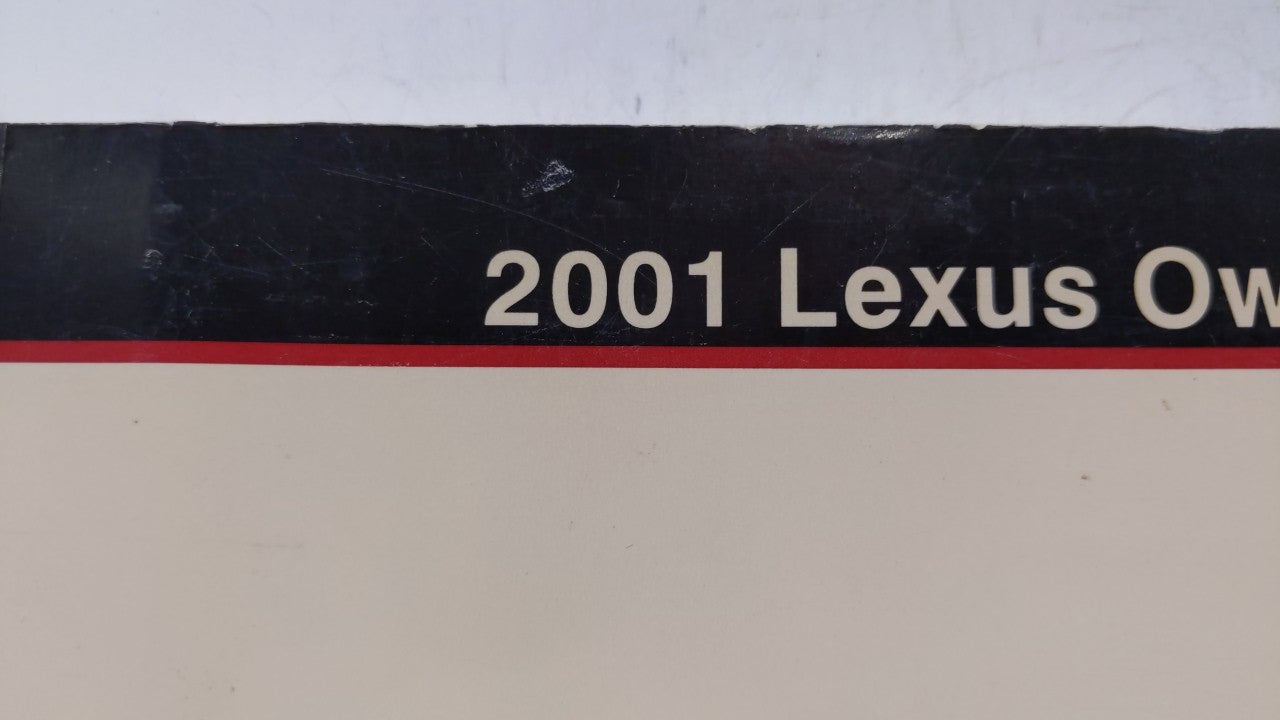 2001 Lexus Rx300 Owners Manual Book Guide OEM Used Auto Parts - Oemusedautoparts1.com