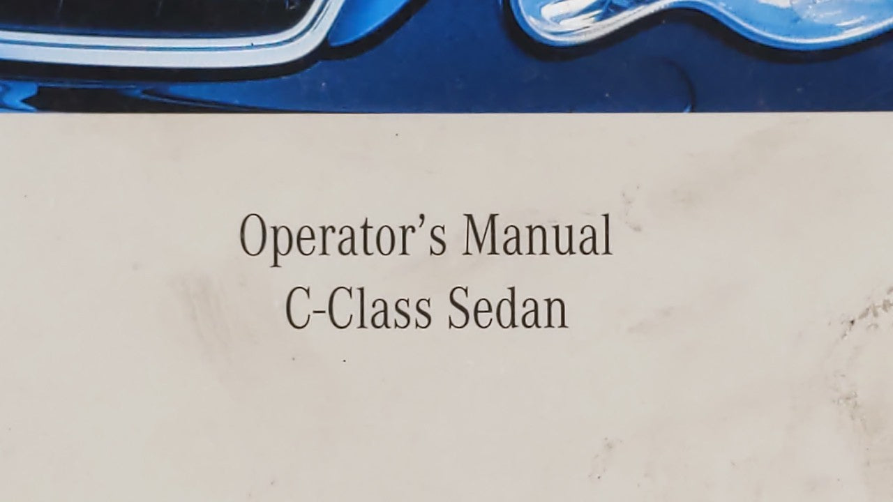 2005 Mercedes-Benz C300 Owners Manual Book Guide OEM Used Auto Parts - Oemusedautoparts1.com