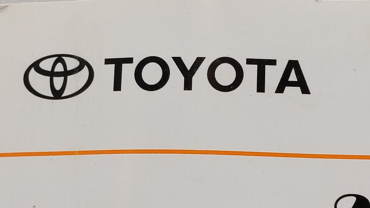 2000 Toyota Camry Owners Manual Book Guide OEM Used Auto Parts - Oemusedautoparts1.com