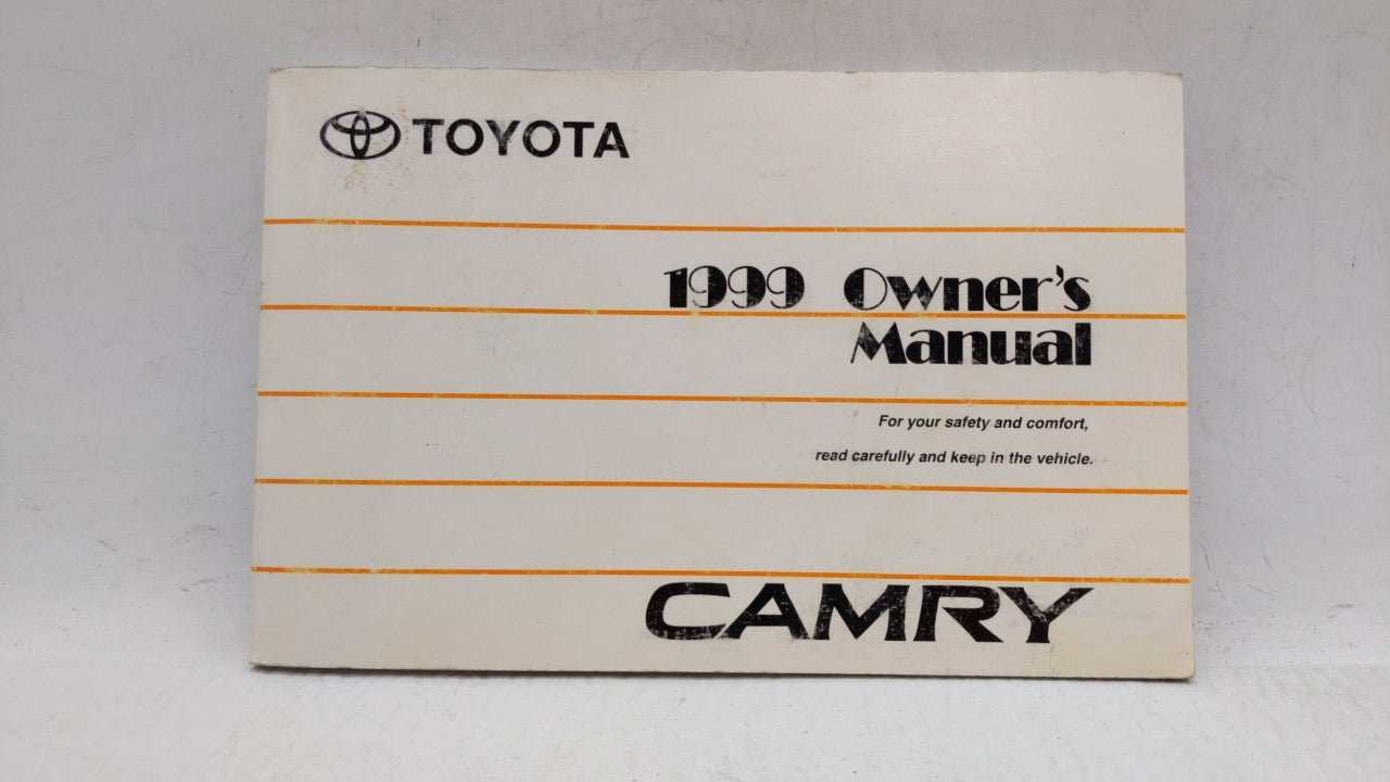 1999 Toyota Camry Owners Manual Book Guide OEM Used Auto Parts - Oemusedautoparts1.com