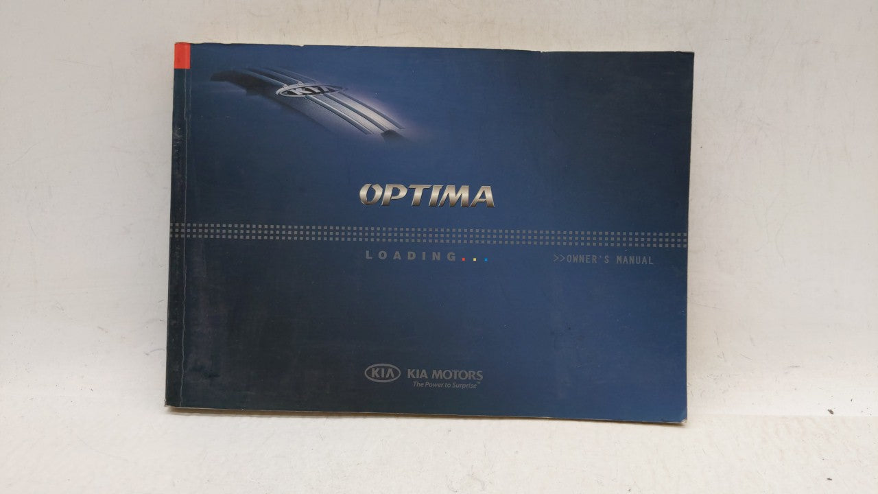2007 Kia Optima Owners Manual Book Guide OEM Used Auto Parts - Oemusedautoparts1.com