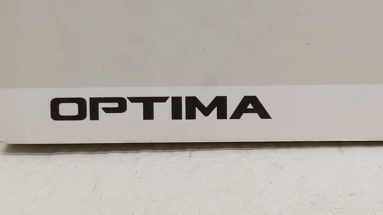 2015 Kia Optima Owners Manual Book Guide OEM Used Auto Parts - Oemusedautoparts1.com