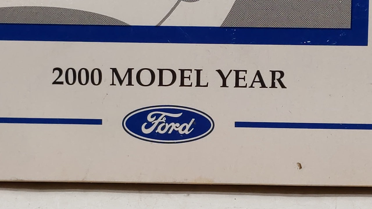 2000 Ford Focus Owners Manual Book Guide OEM Used Auto Parts - Oemusedautoparts1.com