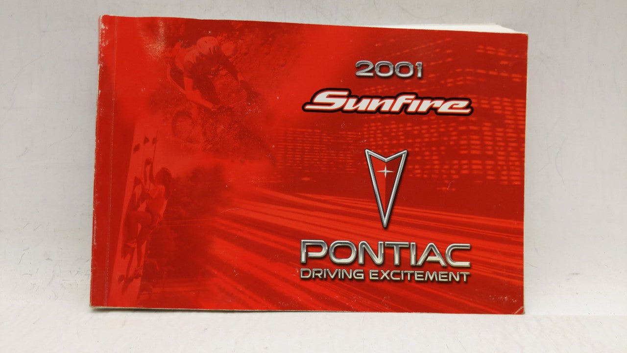 2001 Pontiac Sunfire Owners Manual Book Guide P/N:22628180 OEM Used Auto Parts - Oemusedautoparts1.com