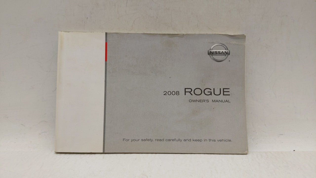 2008 Nissan Rogue Owners Manual Book Guide OEM Used Auto Parts - Oemusedautoparts1.com