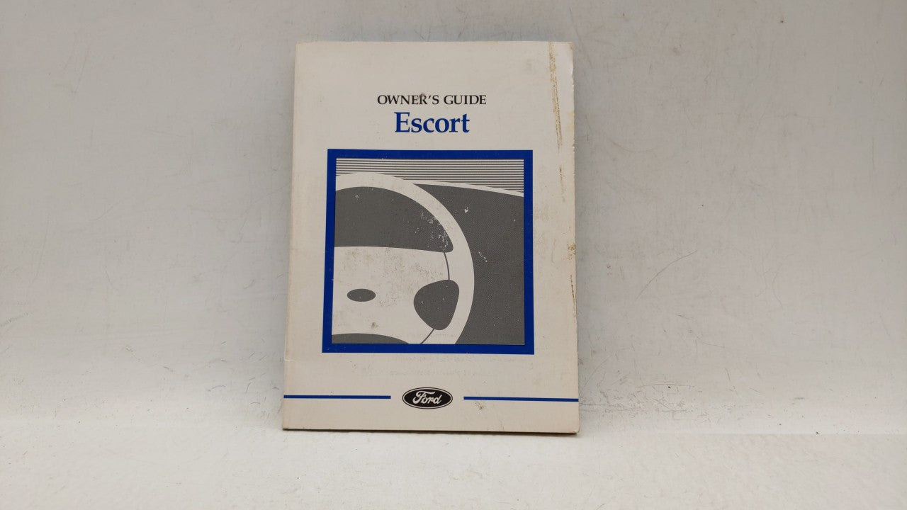 1997 Ford Escort Owners Manual Book Guide OEM Used Auto Parts - Oemusedautoparts1.com