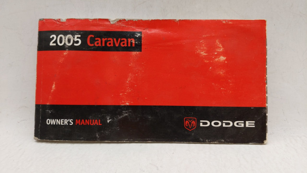 2005 Dodge Caravan Owners Manual Book Guide OEM Used Auto Parts - Oemusedautoparts1.com