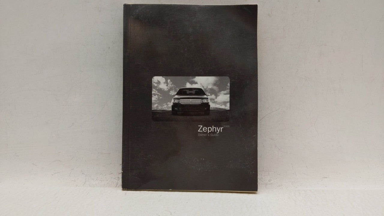 2006 Lincoln Zephyr Owners Manual Book Guide OEM Used Auto Parts - Oemusedautoparts1.com