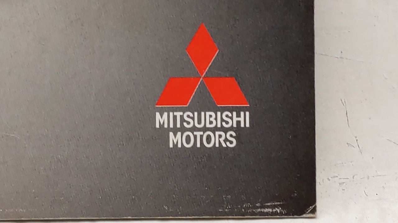 2003 Mitsubishi Lancer Owners Manual Book Guide OEM Used Auto Parts - Oemusedautoparts1.com