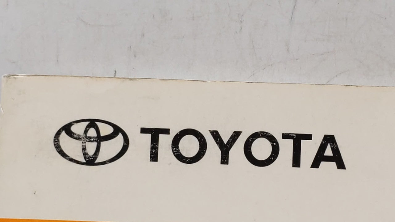 2002 Toyota Camry Owners Manual Book Guide OEM Used Auto Parts - Oemusedautoparts1.com