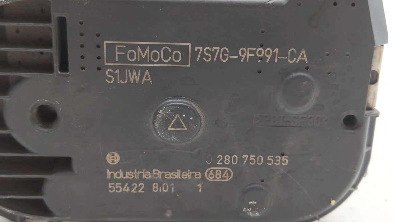 2014-2019 Ford Fiesta Throttle Body P/N:0 280 750 535 7S7G-9F991-CA Fits 2013 2014 2015 2016 2017 2018 2019 OEM Used Auto Parts - Oemusedautoparts1.com
