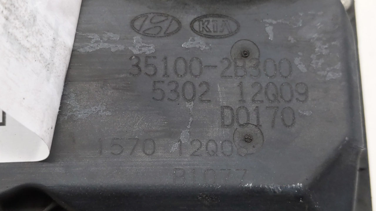 2012-2019 Kia Rio Throttle Body P/N:5302-1S02 35100-2B300 Fits 2012 2013 2014 2015 2016 2017 2018 2019 OEM Used Auto Parts - Oemusedautoparts1.com