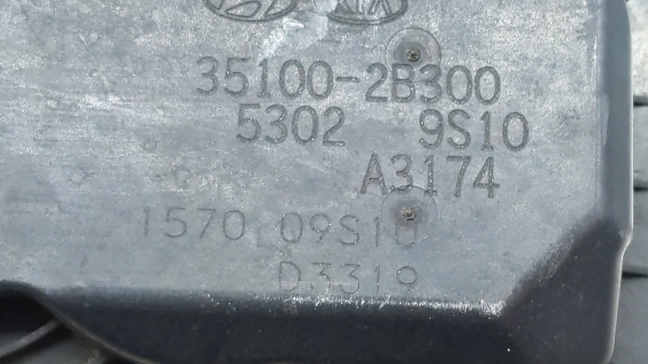 2012-2019 Kia Soul Throttle Body P/N:5302-1S02 35100-2B300 Fits 2012 2013 2014 2015 2016 2017 2018 2019 OEM Used Auto Parts - Oemusedautoparts1.com