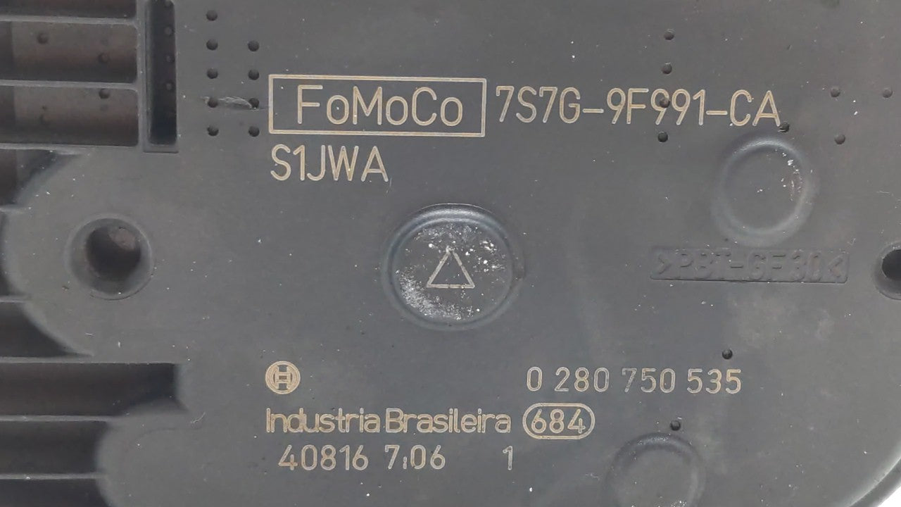 2014-2019 Ford Fiesta Throttle Body P/N:0 280 750 535 7S7G-9F991-CA Fits 2013 2014 2015 2016 2017 2018 2019 OEM Used Auto Parts - Oemusedautoparts1.com