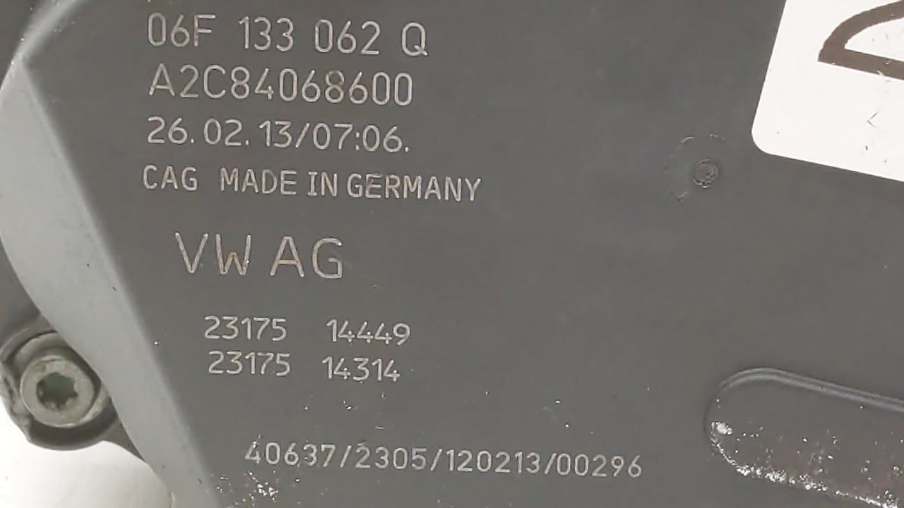 2009-2017 Volkswagen Cc Throttle Body P/N:E8-2103-0-09305-00485 06F 133 062 E Fits OEM Used Auto Parts - Oemusedautoparts1.com