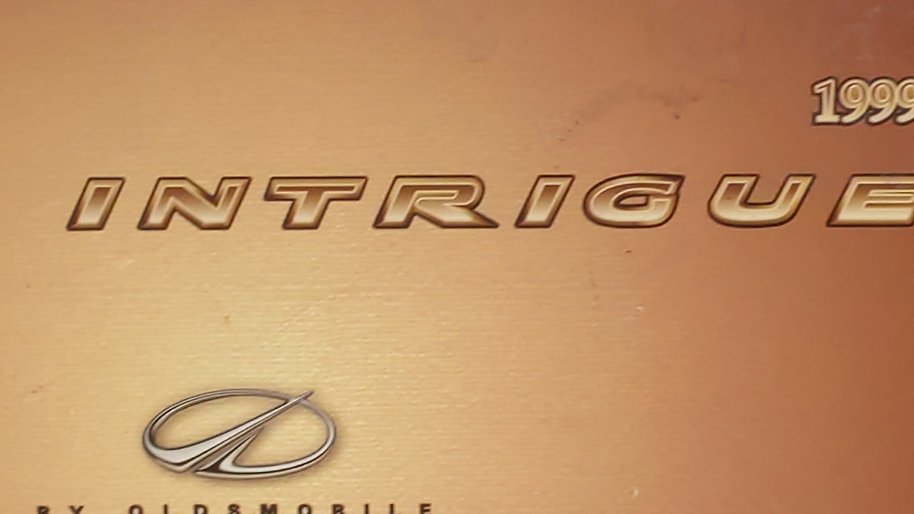 1999 Oldsmobile Intrigue Owners Manual Book Guide OEM Used Auto Parts - Oemusedautoparts1.com