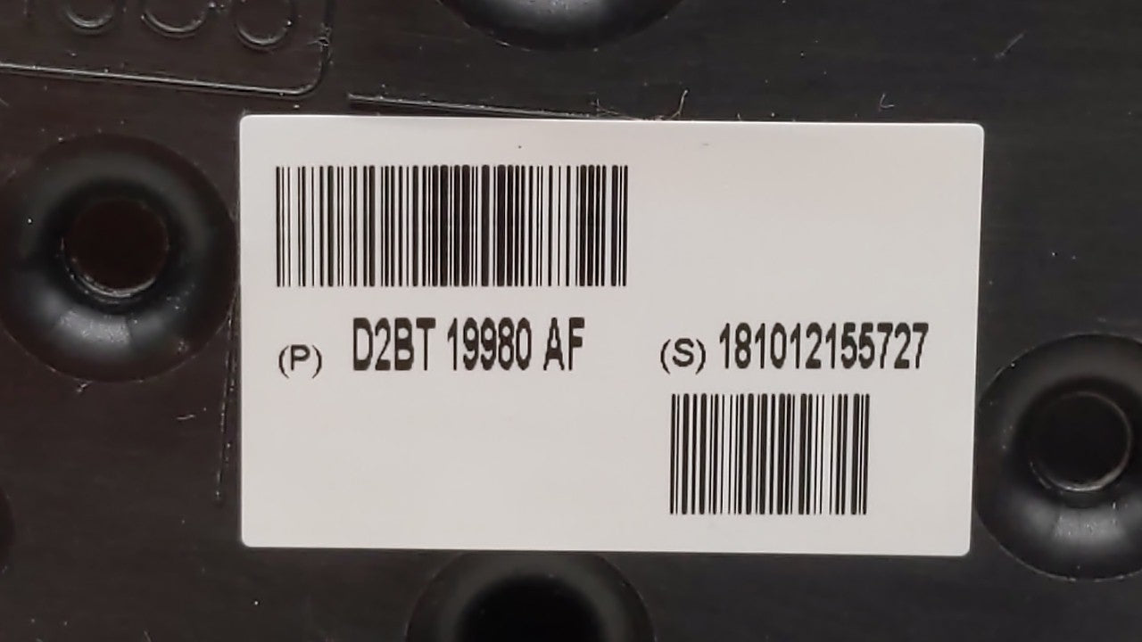 2014-2019 Ford Fiesta Climate Control Module Temperature AC/Heater Replacement P/N:D2BT-19980-AE D2BT 19980 AF Fits OEM Used Auto Parts - Oemusedautoparts1.com