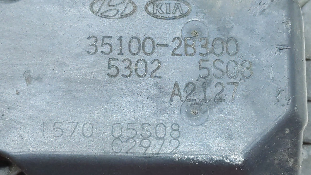 2012-2019 Kia Soul Throttle Body P/N:5302-1S02 35100-2B300 Fits 2012 2013 2014 2015 2016 2017 2018 2019 OEM Used Auto Parts - Oemusedautoparts1.com