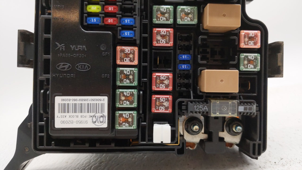 2016 Kia Soul Fusebox Fuse Box Panel Relay Module P/N:5316415002 Fits OEM Used Auto Parts - Oemusedautoparts1.com