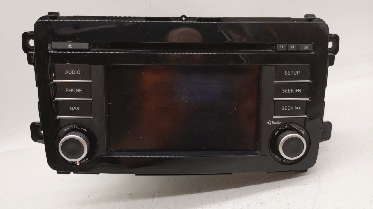 2013-2014 Mazda Cx-9 Radio AM FM Cd Player Receiver Replacement P/N:TK22 66 DV0A TK22 66 DV0 Fits 2013 2014 OEM Used Auto Parts - Oemusedautoparts1.com