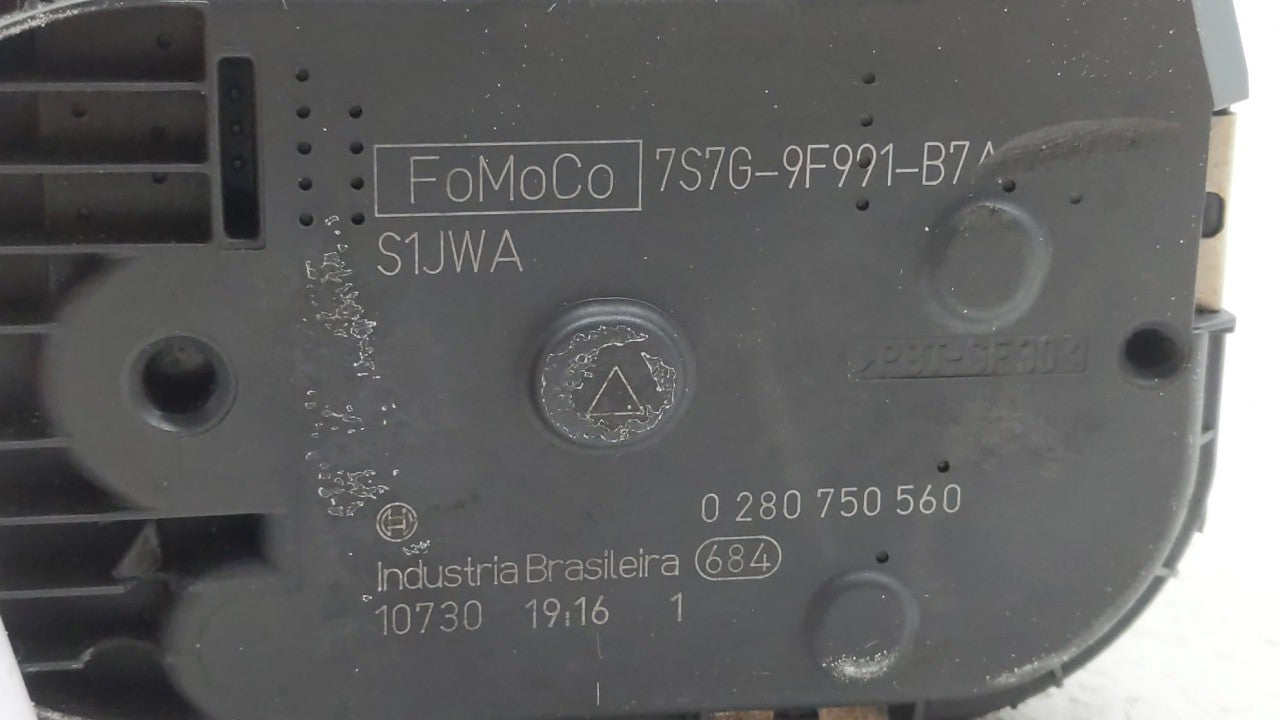 2011-2014 Ford Fiesta Throttle Body P/N:7S7G-9F991-BA 7S7G-9F991-B7A Fits 2011 2012 2013 2014 OEM Used Auto Parts - Oemusedautoparts1.com