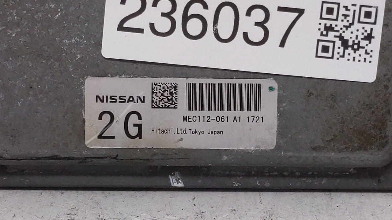 2011 Nissan Rogue PCM Engine Computer ECU ECM PCU OEM P/N:MEC112-060 A1 MEC112-060 D1 Fits OEM Used Auto Parts - Oemusedautoparts1.com