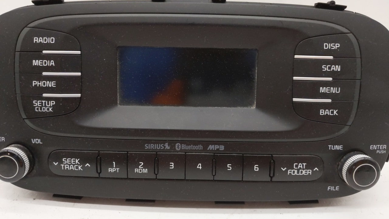 2014-2016 Kia Soul Am Fm Cd Player Radio Receiver 236276 - Oemusedautoparts1.com