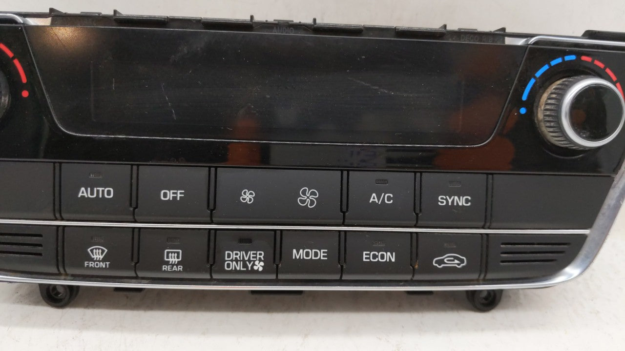 2016 Hyundai Sonata Climate Control Module Temperature AC/Heater Replacement P/N:97250-E6240 Fits 2017 OEM Used Auto Parts - Oemusedautoparts1.com