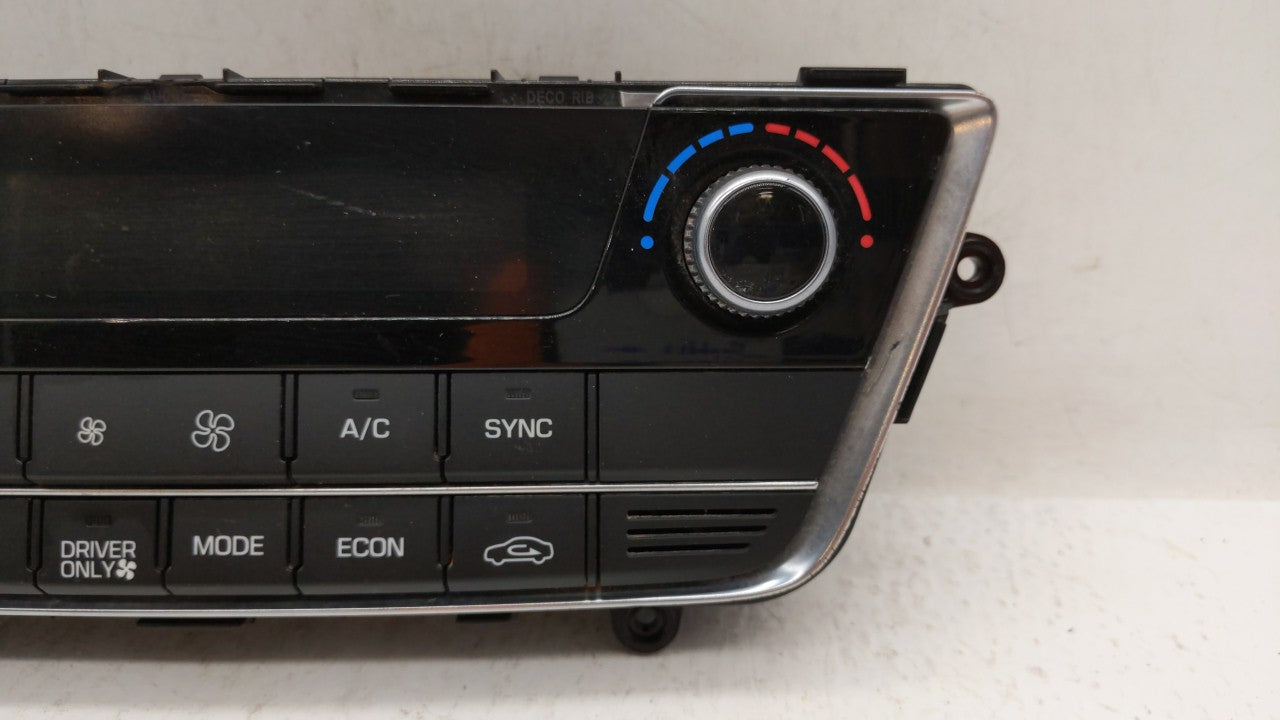 2016 Hyundai Sonata Climate Control Module Temperature AC/Heater Replacement P/N:97250-E6240 Fits 2017 OEM Used Auto Parts - Oemusedautoparts1.com