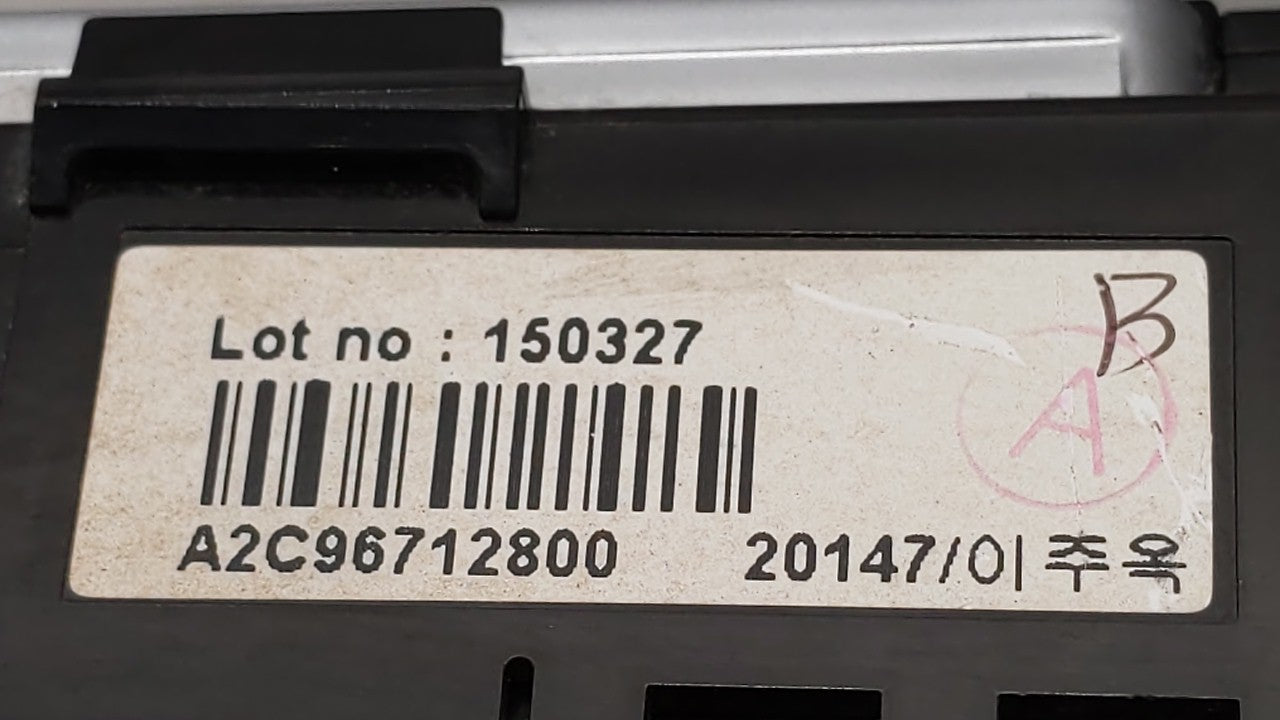 2016 Hyundai Sonata Climate Control Module Temperature AC/Heater Replacement P/N:97250-E6240 Fits 2017 OEM Used Auto Parts - Oemusedautoparts1.com