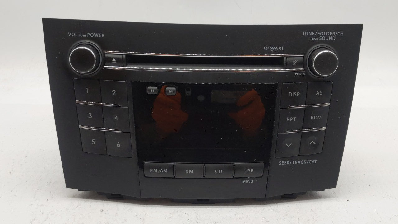 2010-2013 Suzuki Kizashi Radio AM FM Cd Player Receiver Replacement P/N:39101-57L00 Fits 2010 2011 2012 2013 OEM Used Auto Parts - Oemusedautoparts1.com