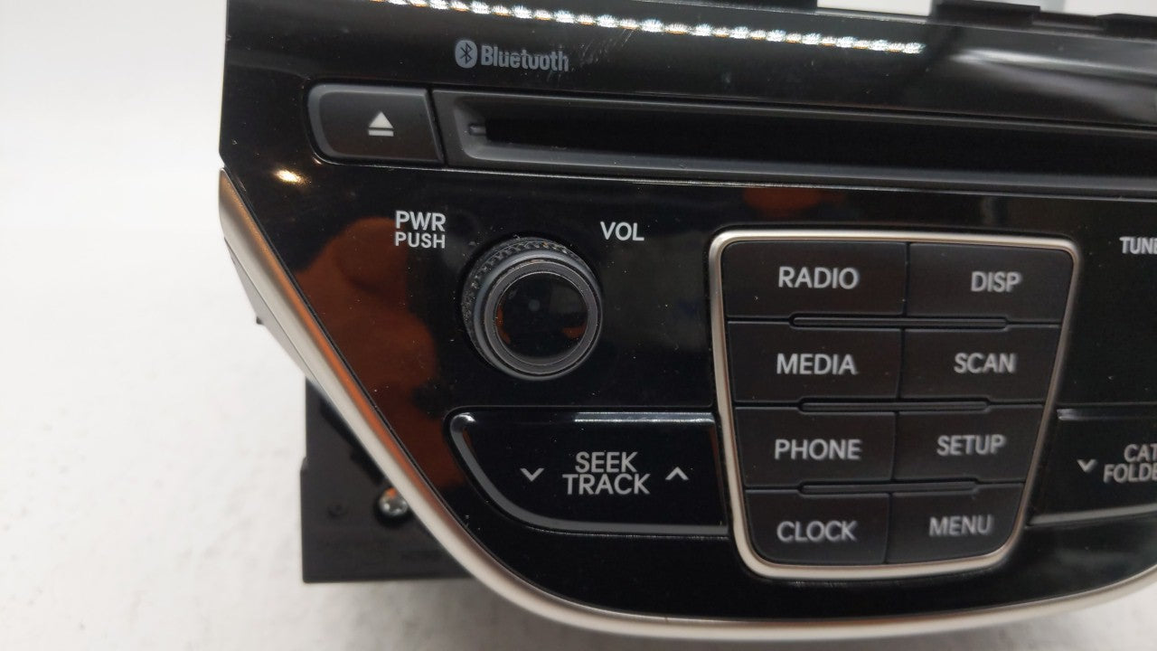 2016 Hyundai Genesis Radio AM FM Cd Player Receiver Replacement P/N:96170-2MAD0YHG Fits OEM Used Auto Parts - Oemusedautoparts1.com