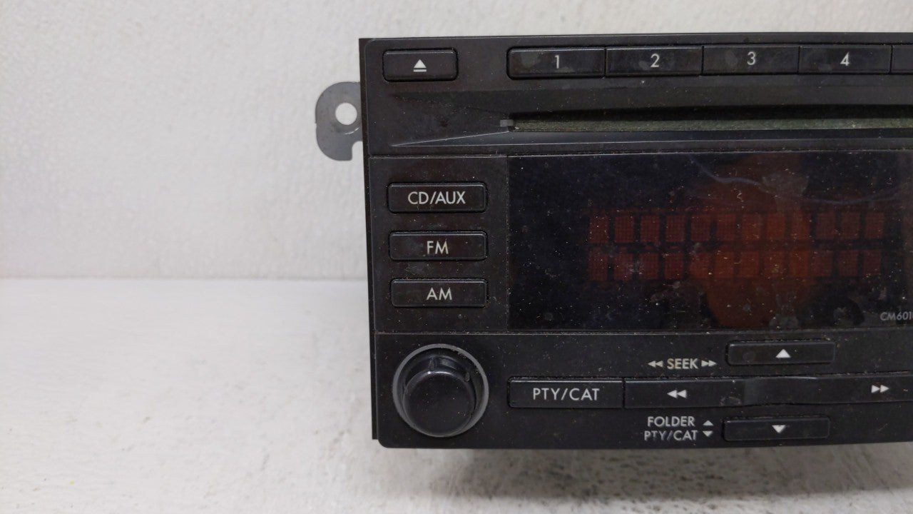 2012 Subaru Impreza Radio AM FM Cd Player Receiver Replacement P/N:86201FJ620 86201FJ600 Fits OEM Used Auto Parts - Oemusedautoparts1.com