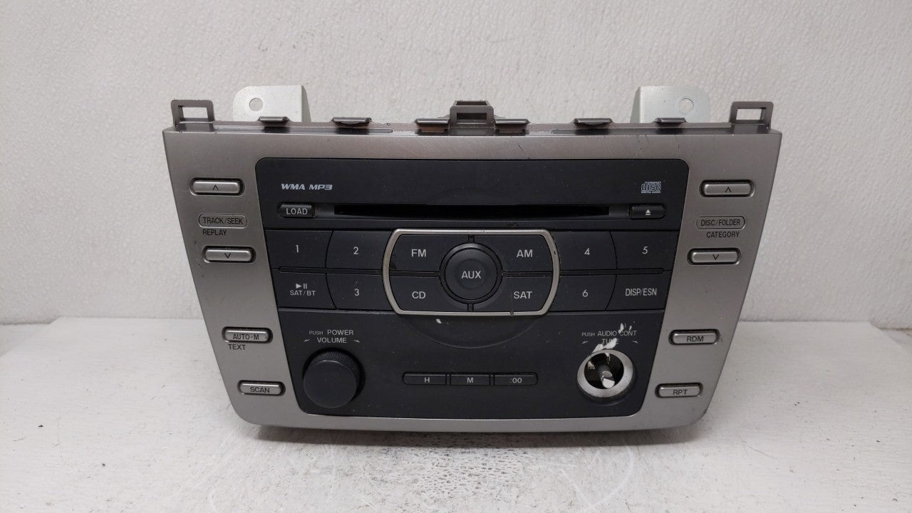 2011-2013 Mazda 6 Radio AM FM Cd Player Receiver Replacement P/N:GEG4 66 9RX Fits 2011 2012 2013 OEM Used Auto Parts - Oemusedautoparts1.com
