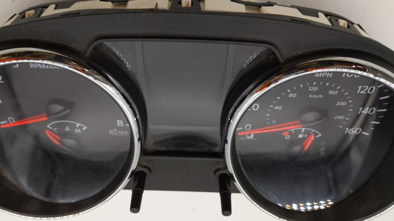 2011-2012 Nissan Rogue Instrument Cluster Speedometer Gauges P/N:24810-1VX5A 24810 1VK0A Fits 2011 2012 OEM Used Auto Parts - Oemusedautoparts1.com