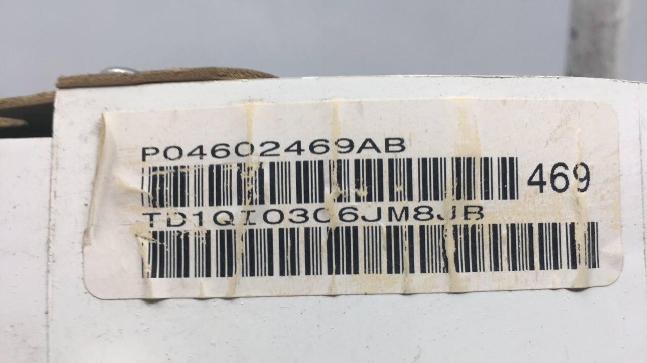 2006 Chrysler Stratus Instrument Cluster Speedometer Gauges P/N:P04602469AB Fits OEM Used Auto Parts - Oemusedautoparts1.com