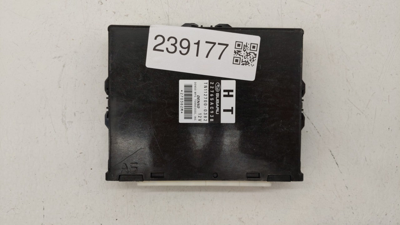 2011 Subaru Legacy PCM Engine Computer ECU ECM PCU OEM P/N:22765AC93A 22765AB07B Fits OEM Used Auto Parts - Oemusedautoparts1.com