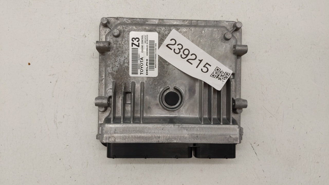 2016 Toyota Corolla PCM Engine Computer ECU ECM PCU OEM P/N:89661-0Z631 89661-0Z630 Fits OEM Used Auto Parts - Oemusedautoparts1.com