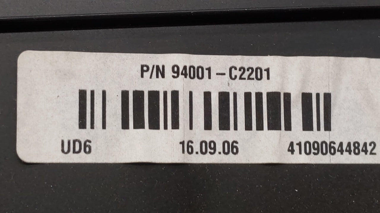 2016-2017 Hyundai Sonata Instrument Cluster Speedometer Gauges P/N:94001-C2201 94001-C2200 Fits 2016 2017 OEM Used Auto Parts - Oemusedautoparts1.com