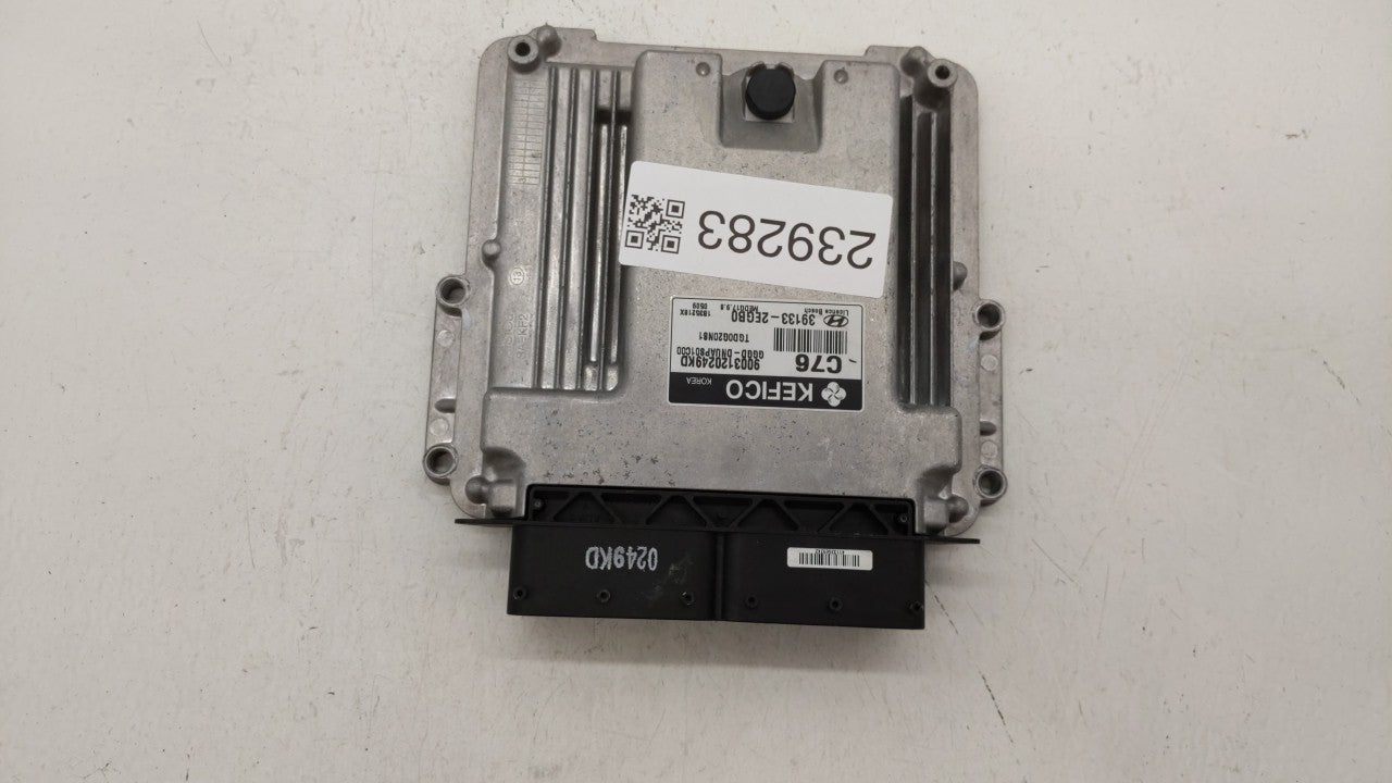 2014 Hyundai Elantra Gt PCM Engine Computer ECU ECM PCU OEM P/N:39131-2EGB0 39133-2EGB0 Fits OEM Used Auto Parts - Oemusedautoparts1.com