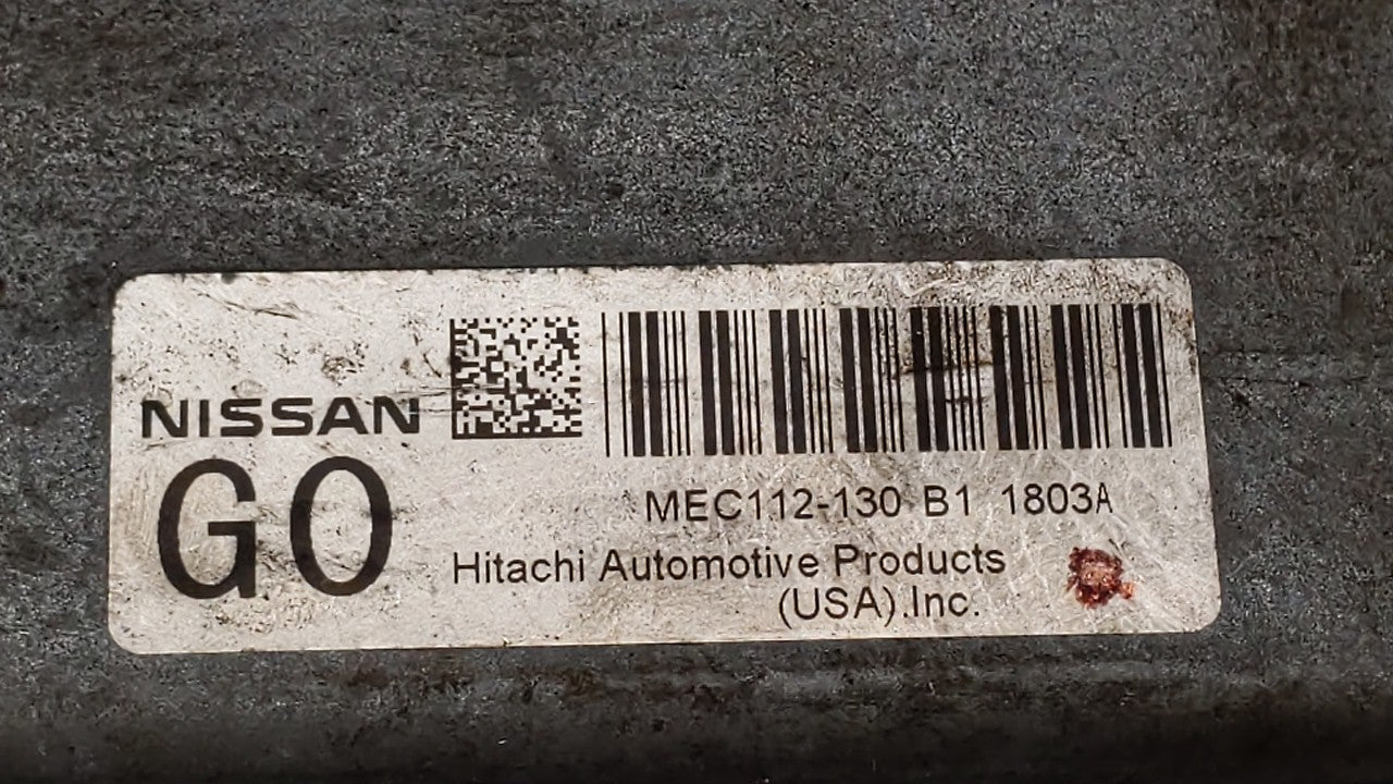 2011-2013 Nissan Altima PCM Engine Computer ECU ECM PCU OEM P/N:MEC114-100 MEC112-130 B1 Fits 2011 2012 2013 OEM Used Auto Parts - Oemusedautoparts1.com