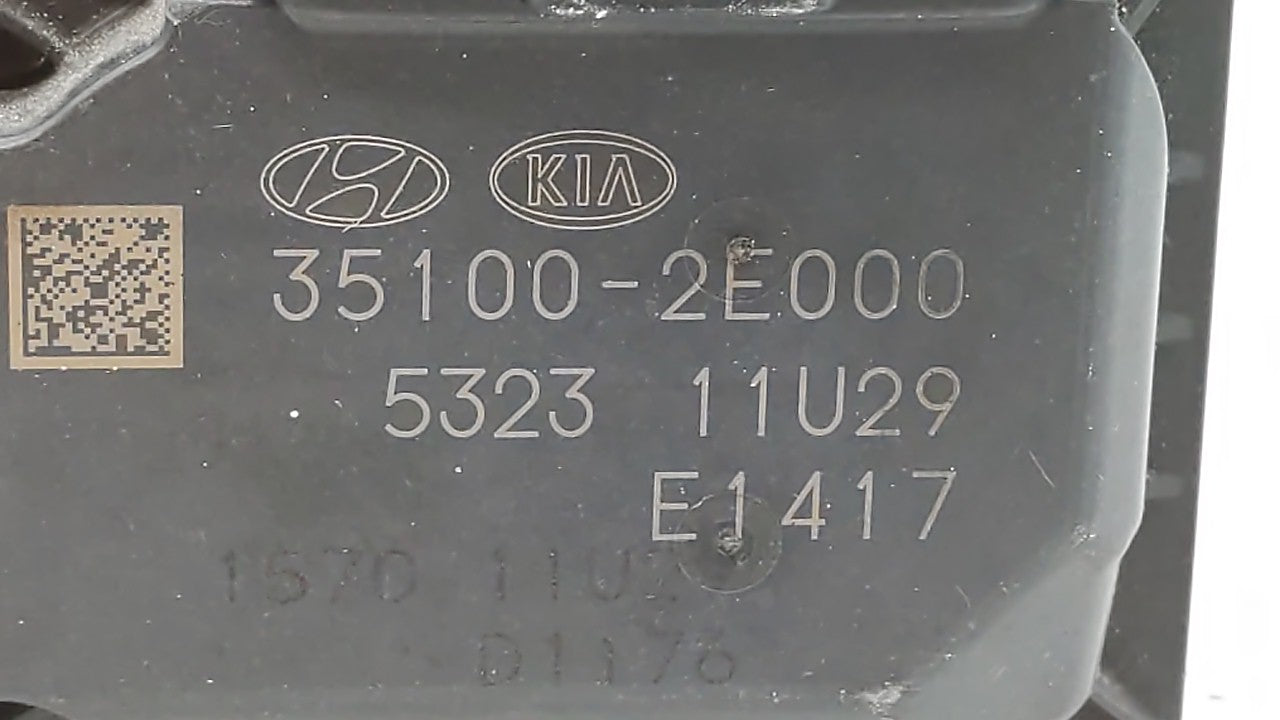 2011-2018 Hyundai Elantra Throttle Body P/N:35100-2E000 Fits 2011 2012 2013 2014 2015 2016 2017 2018 2019 OEM Used Auto Parts - Oemusedautoparts1.com