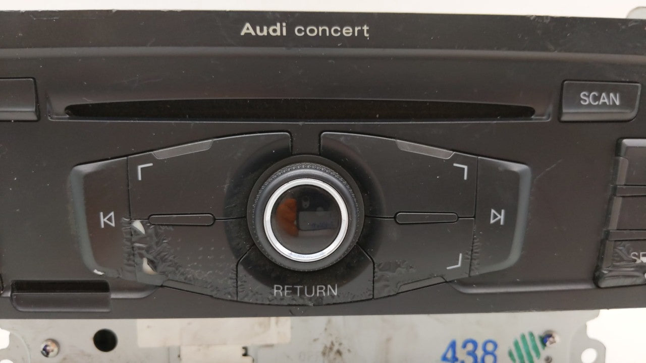 2010-2012 Audi A4 Quattro Radio AM FM Cd Player Receiver Replacement P/N:8T1 035 186 R 4G0035082C Fits OEM Used Auto Parts - Oemusedautoparts1.com