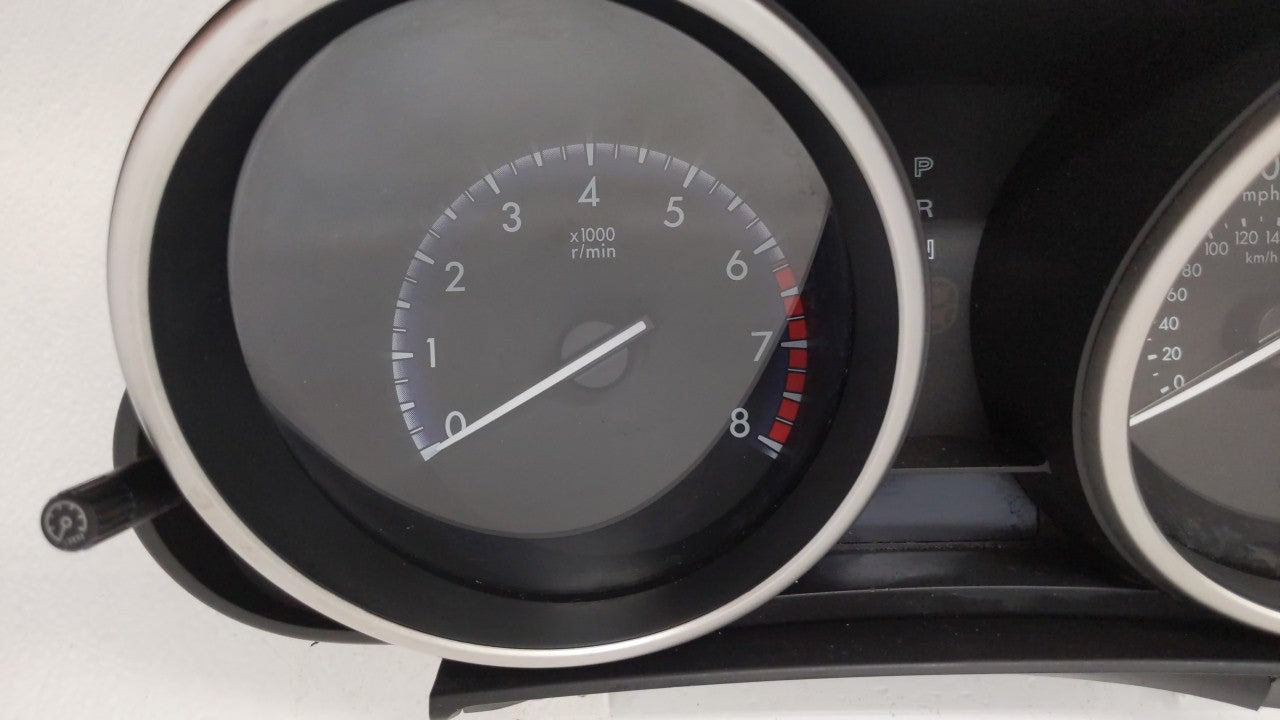 2012-2013 Mazda 3 Instrument Cluster Speedometer Gauges P/N:66 BGW4 J Fits 2012 2013 OEM Used Auto Parts - Oemusedautoparts1.com