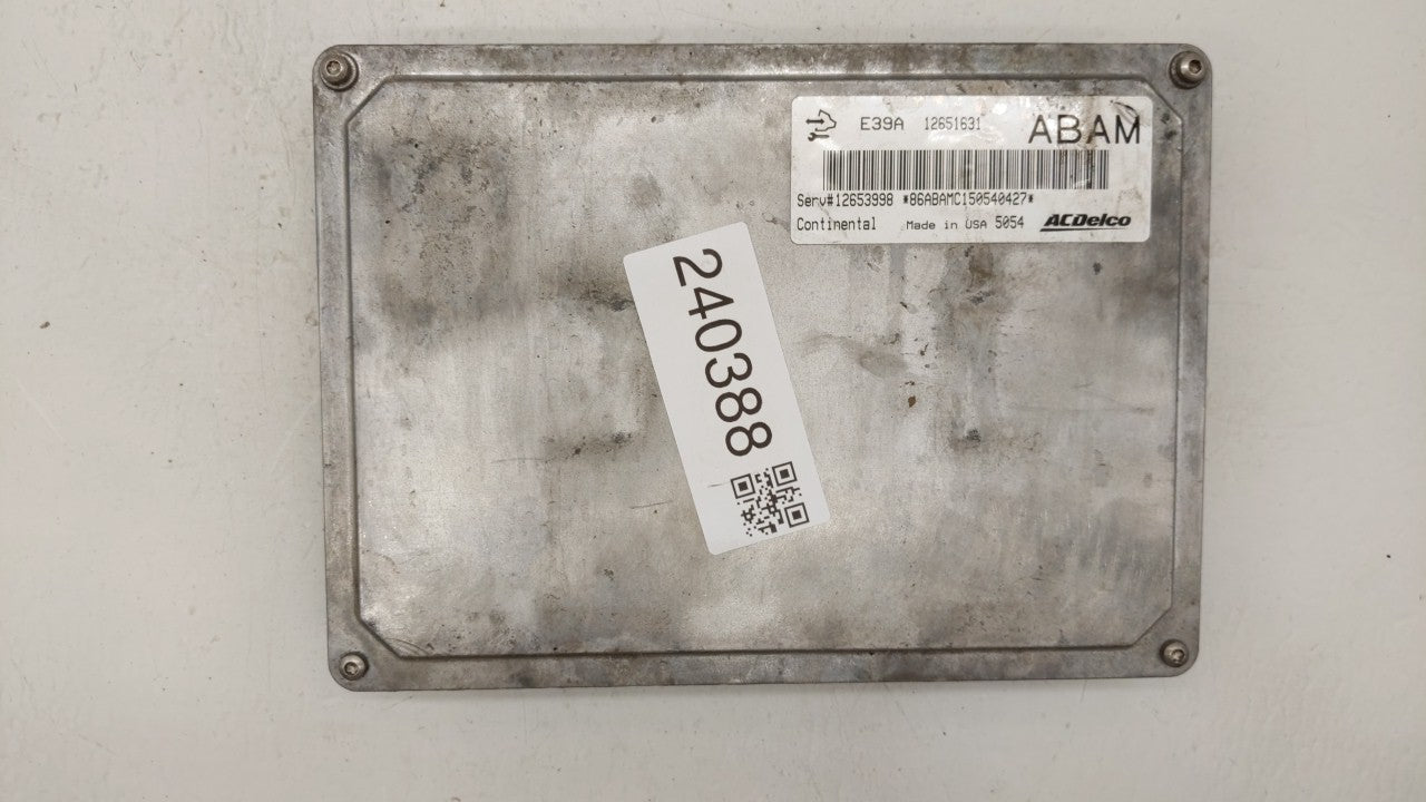 2013-2016 Chevrolet Traverse PCM Engine Computer ECU ECM PCU OEM P/N:12657781 12651807 Fits 2013 2014 2015 2016 OEM Used Auto Parts - Oemusedautoparts1.com