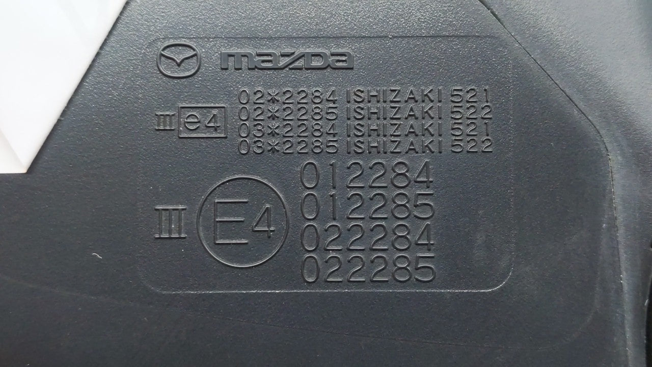 2007-2009 Mazda Cx-7 Side Mirror Replacement Driver Left View Door Mirror P/N:E4012284 E4012285 Fits 2007 2008 2009 OEM Used Auto Parts - Oemusedautoparts1.com