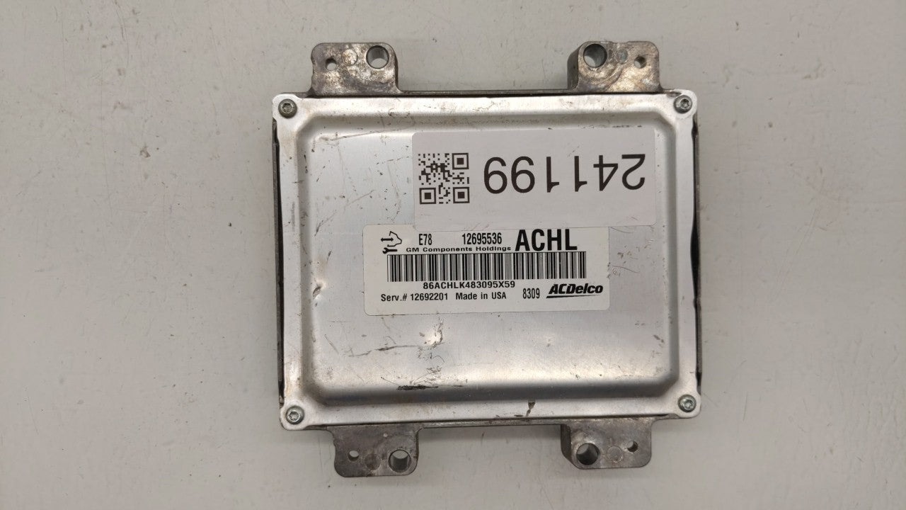 2017-2018 Chevrolet Trax PCM Engine Computer ECU ECM PCU OEM P/N:12668986 12679097 Fits 2017 2018 2019 OEM Used Auto Parts - Oemusedautoparts1.com